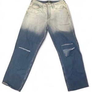Hollister denim ombré high-rise vintage straight leg jeans